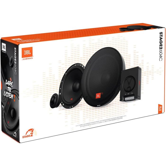 JBL STAGE2 604C - 6.5" 2-Way Component Speakers 540W Total Power