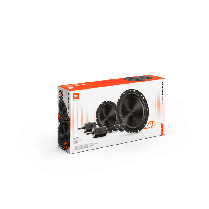 JBL Stage2 65CF - 6.5" 2-Way Component Car Speakers 720W - Without Grills