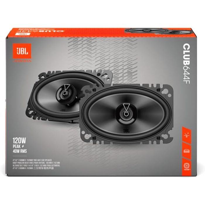 JBL CLUB 644F - 4"X6" 2 Way Coaxial Car Speakers 240W Total Power