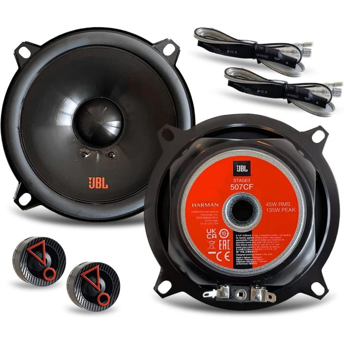 JBL STAGE3 507CF - 5.25" 2-Way Component Car Door Speakers 270W