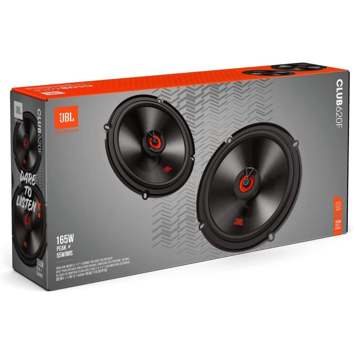JBL Club 620F - 6.5" 2-Way Car Door Speakers Without Grill