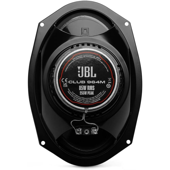 JBL CLUB 964M - 6" X 9" 3 Way Coaxial Shelf Speakers 510W Total Power