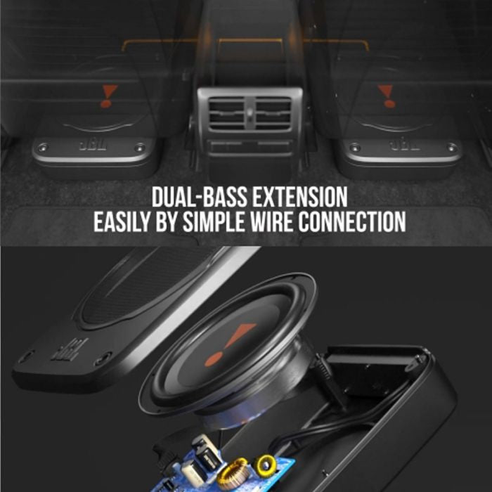 JBL BASSPRO LITE - Ultra-Compact Underseat Subwoofer Super Bass 200W