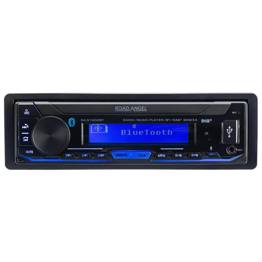 Road Angel RA-S180DBT Mechless Digital Media Player with Bluetooth and DAB
