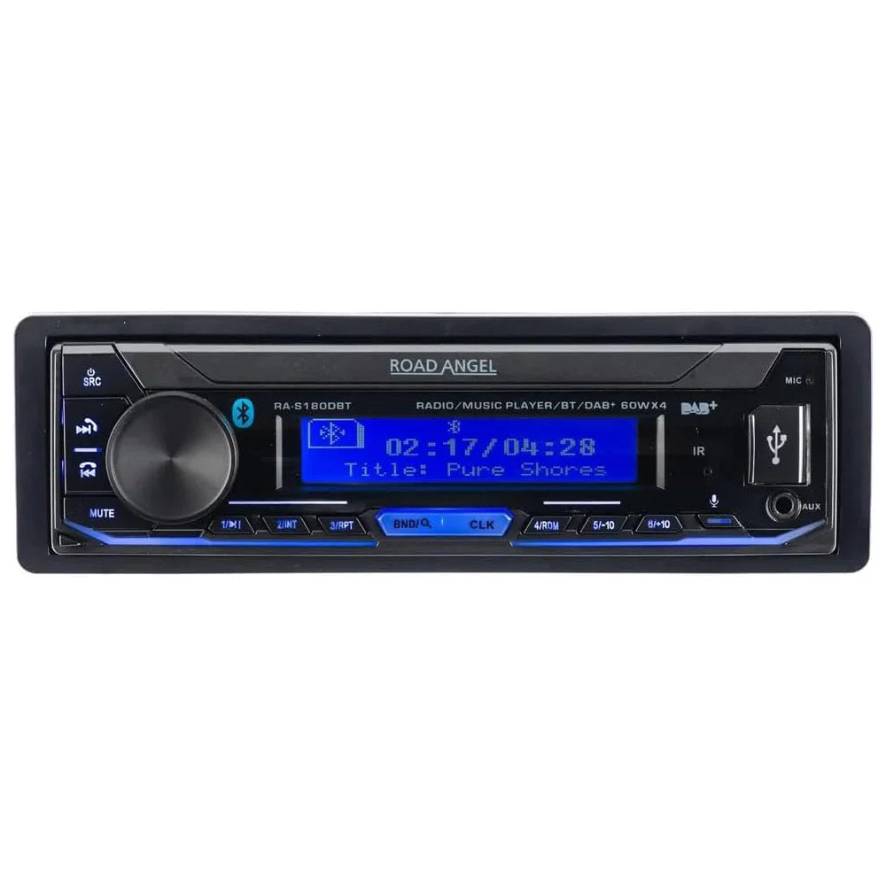 Road Angel RA-S180DBT Mechless Digital Media Player with Bluetooth and DAB