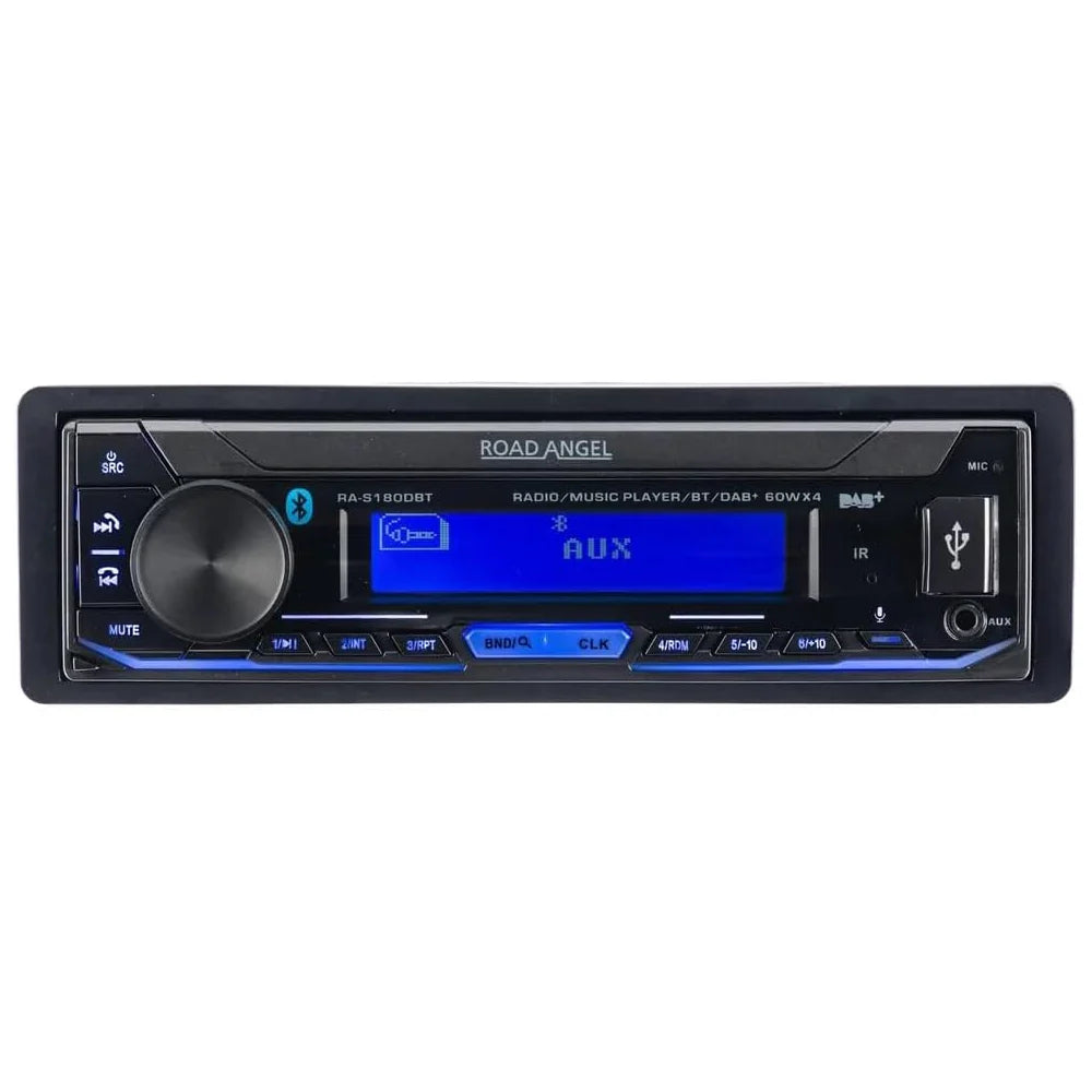 Road Angel RA-S180DBT Mechless Digital Media Player with Bluetooth and DAB