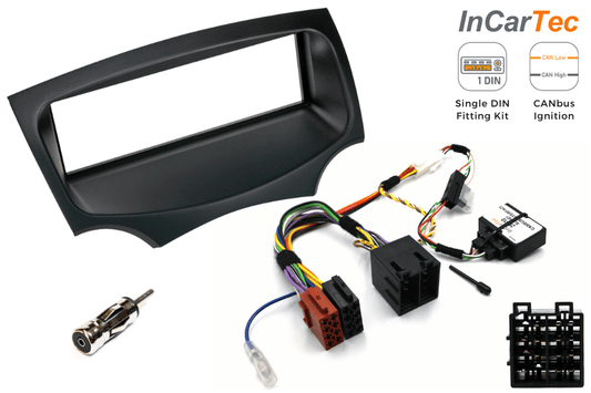 Ford KA (2009-2016) Single DIN Car Stereo Upgrade Fitting Kit (WITHOUT STEERING CONTROLS)
