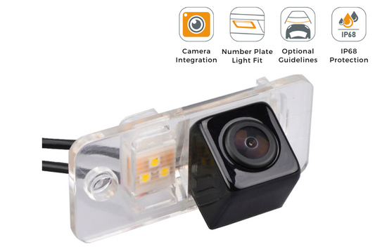 Audi A4 Reverse View Rear Number Plate Light Camera (NTSC)