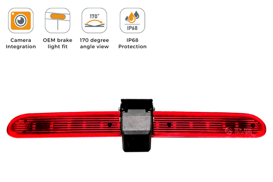 Vauxhall Combo High Level Brake Light Reverse Camera (NTSC)