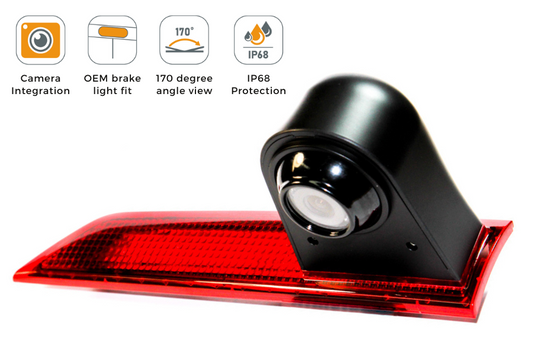 Ford Transit Custom (2012-2015) Reverse View High Level Brake Light Camera (STANDARD BULB)