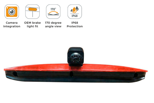 Mercedes Vito (2016 Onwards) Reverse View High Level Brake Light Camera(BARN DOORS)