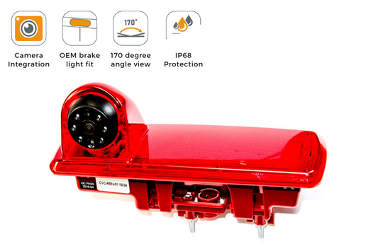 Nissan Primastar (2022 Onwards) Rear High Level Brake Light Camera (NTSC)