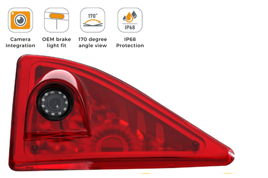 Vauxhall Movano (2010-2021) Brake Light Rear View Camera (NTSC)