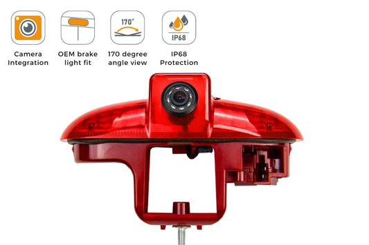 Vauxhall Vivaro (2001-2014) Reverse View High Level Brake Light Camera (NTSC)