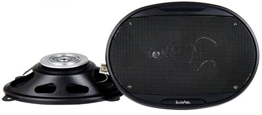 In Phase SXT6435 - 4x6" 200 Watt 3-Way Coaxial Thin Shallow Mount Speakers