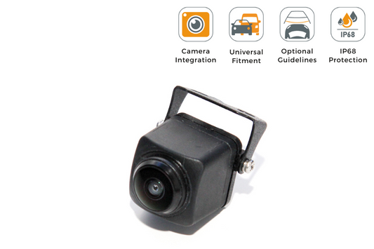 Universal Vehicle 190 Degree Front & Rear View Camera With Adjustable Bracket (NTSC)