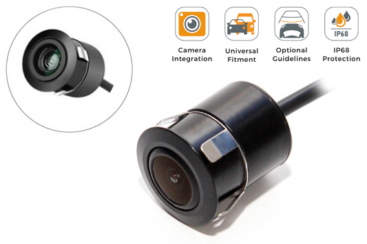 Universal Vehicle Reverse View 18mm Flush Mount Camera (NTSC)