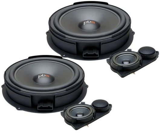 Powerbass OE83T5-VW 8" 3-Way Component Speaker Upgrade For VW Transporter T5 T5.1