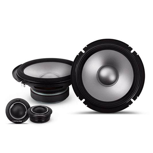 Alpine S2-S65C - S-Series 6.5" 2-Way Car Component Speakers 240 Watts