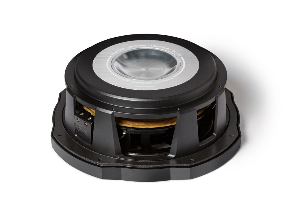 Alpine RS-W10D4 - 10" Type R Series Shallow Dual 4 Ohm Car Subwoofer 1800W