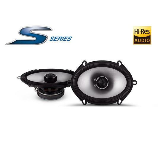 Alpine S2-S68 - S-Series 6"X8” 2-Way Coaxial Car Speakers 230 Watts