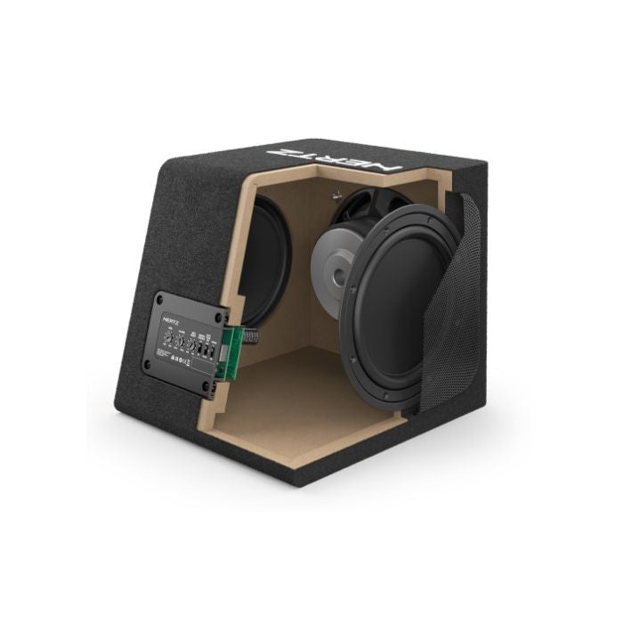 Hertz Dieci DBA 201 - 8" 440 W Active Subwoofer Box With Double Passive Radiators